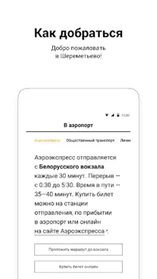 Sheremetyevo Airport SVO android App screenshot 4